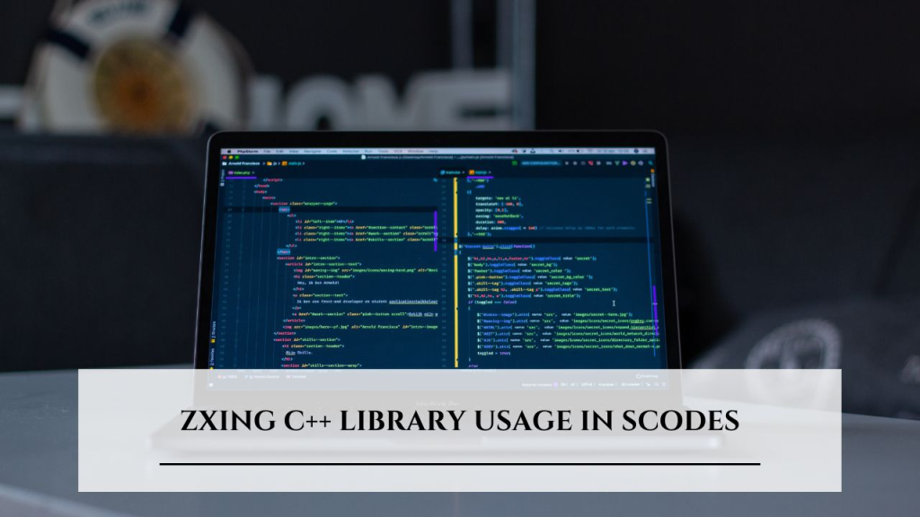 ZXing C++ library usage in SCodes
