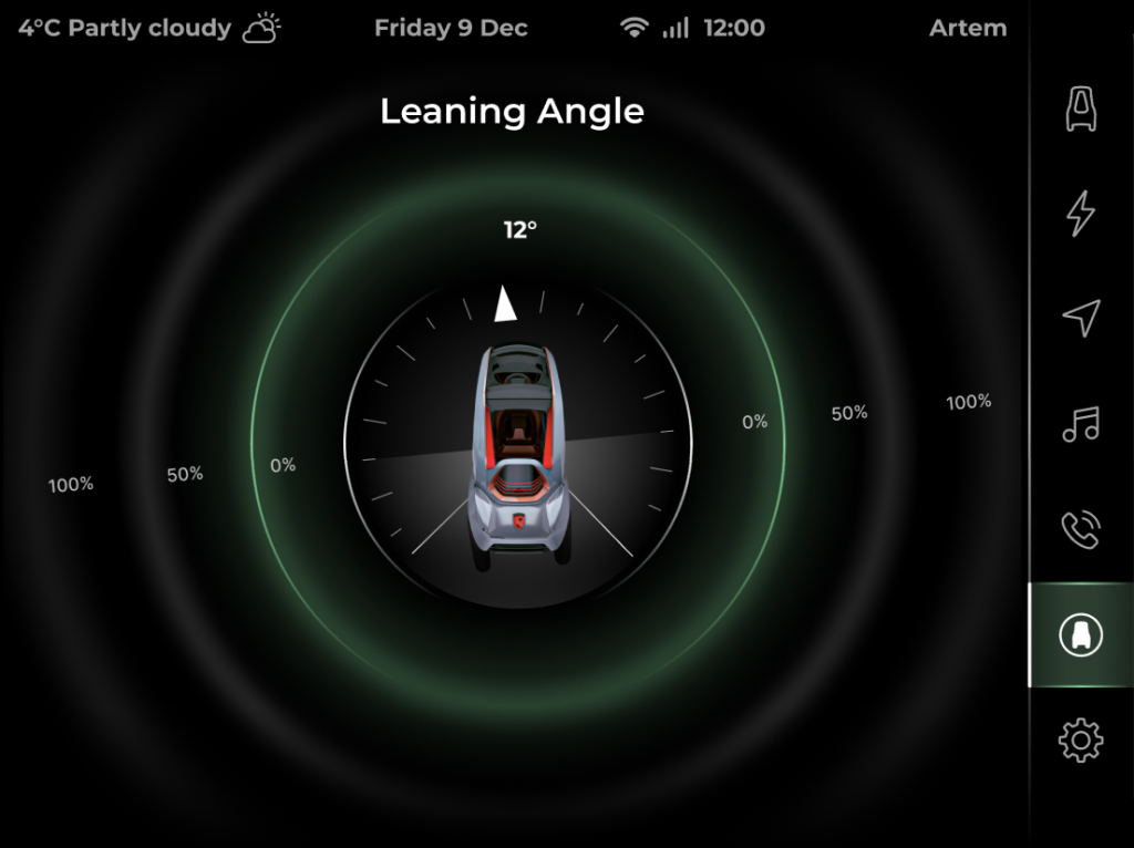 Qt Automotive cockpit UI 2