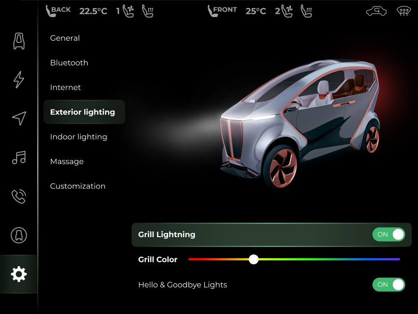 Qt Automotive cockpit UI 3