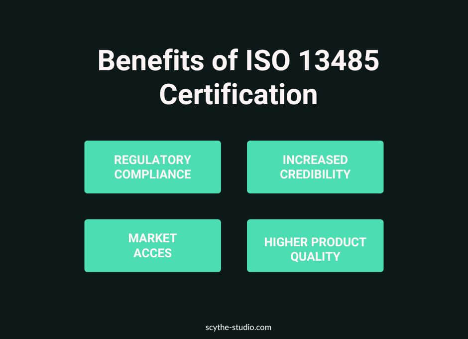 Benefits of ISO 13485 certification