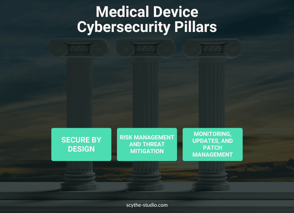 Medical Device Cybersecurity Pillars