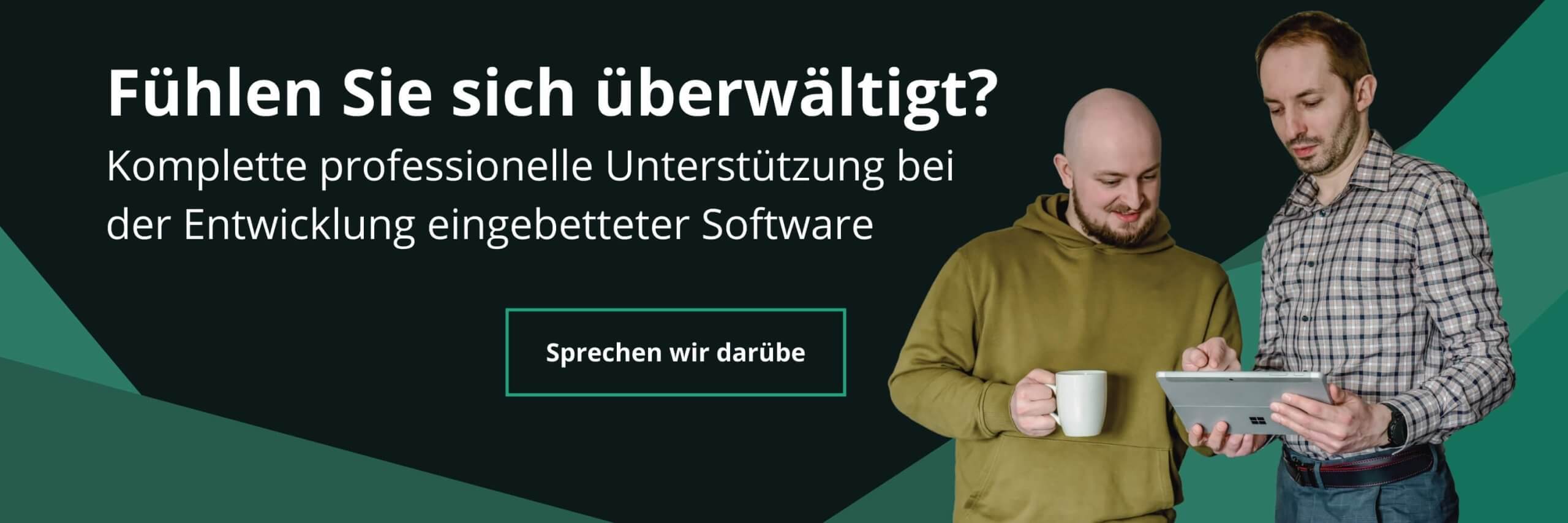 Professionelle Unterstützung in der Embedded-Software-Entwicklung