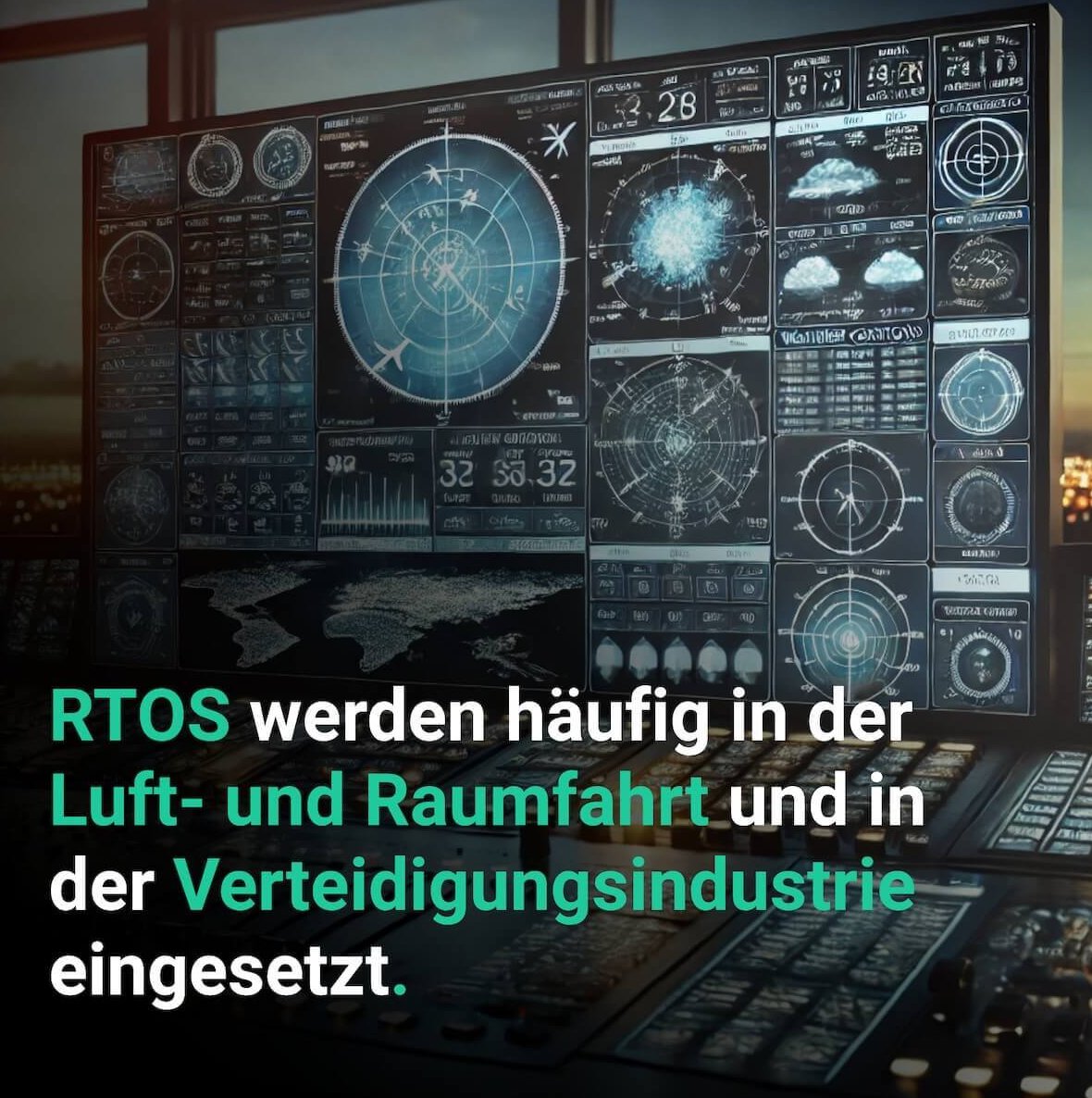 Flugsicherungssysteme benötigen ein RTOS für kritische Aufgaben