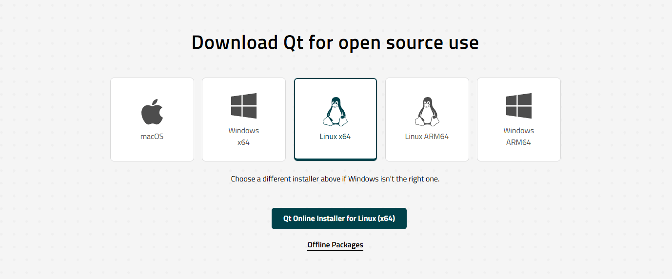 Download QT