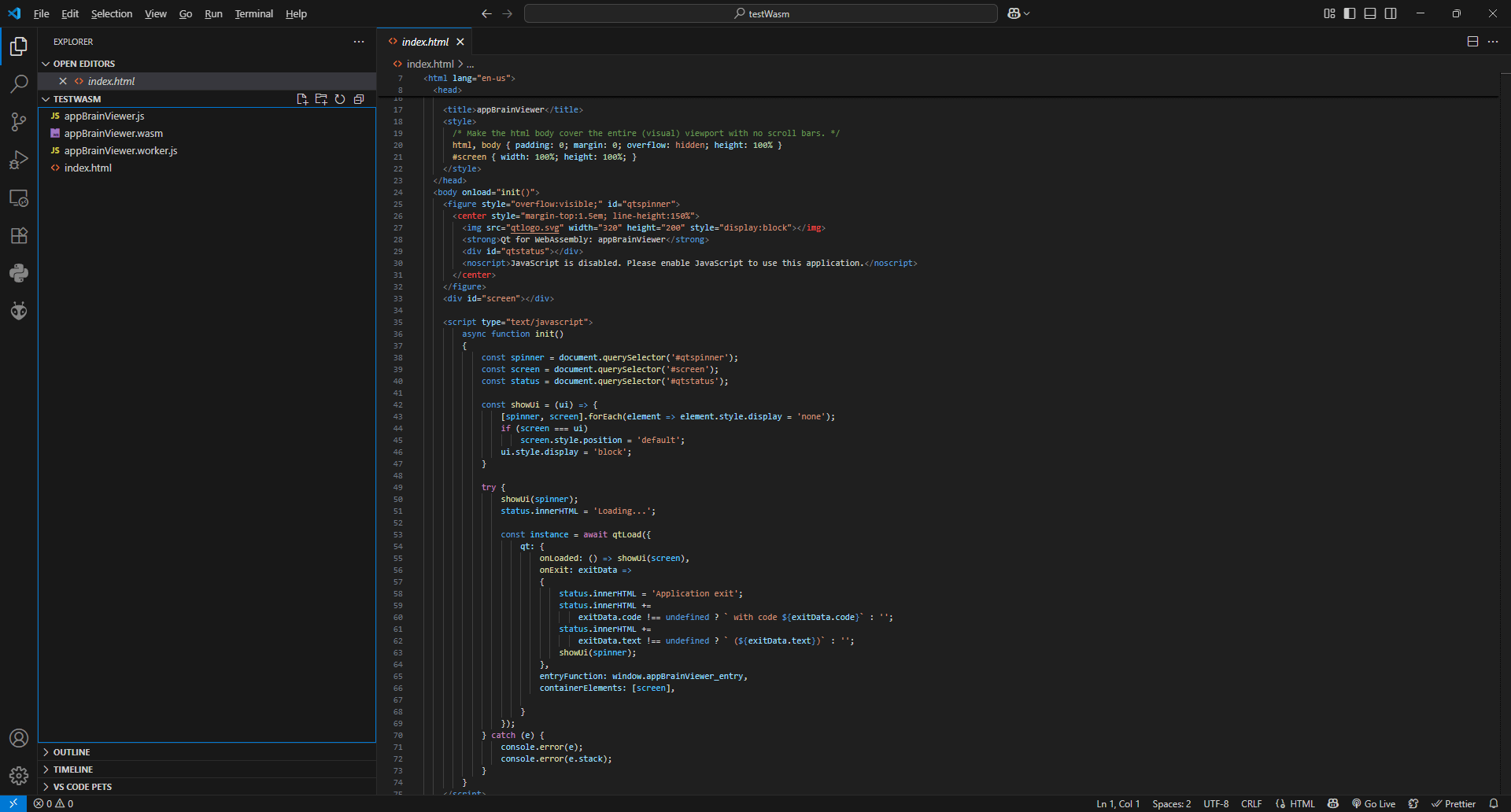 As you can see, generated html 
