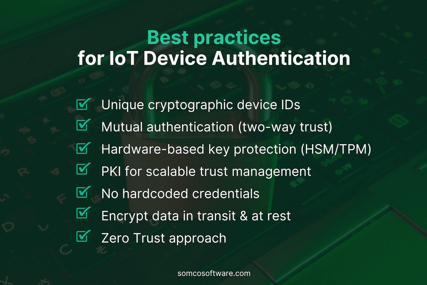 Best Practices for IoT Authentication