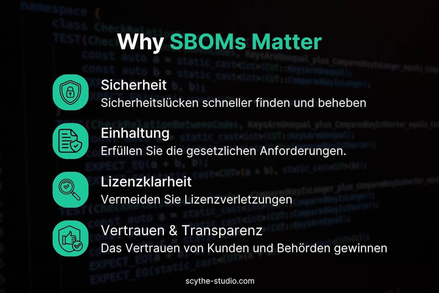 Why SBOMs Matter