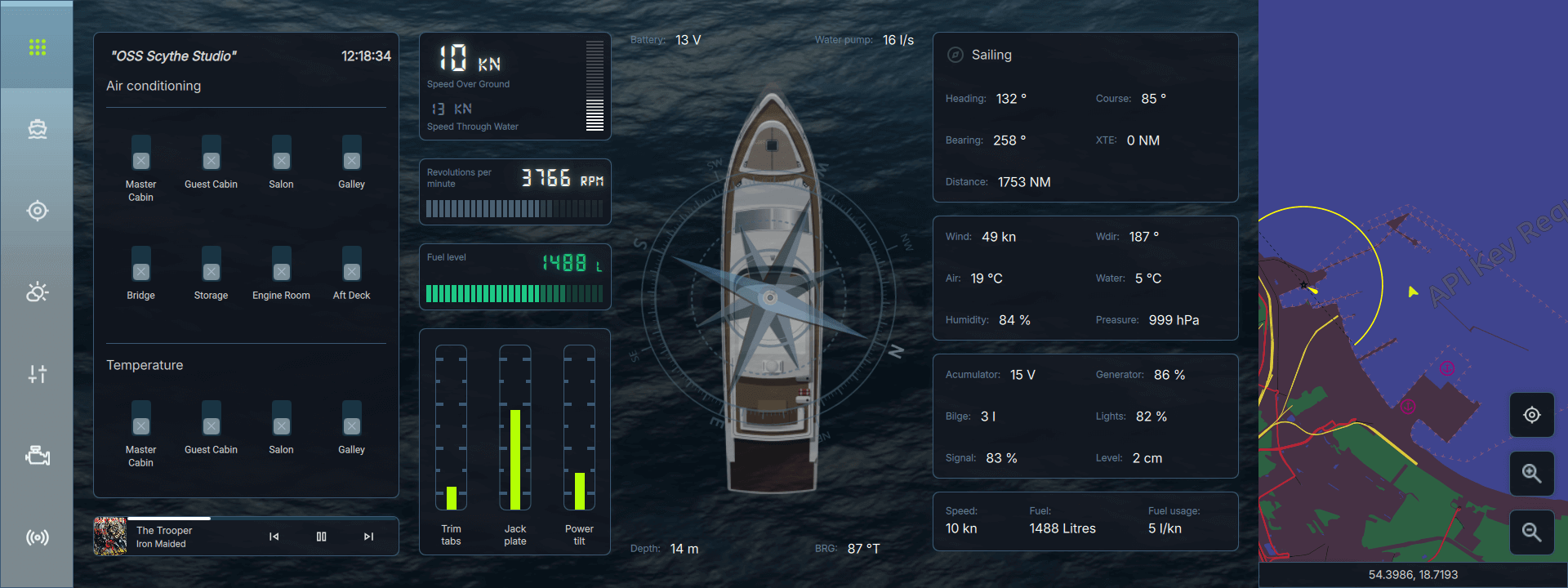 Maritime Demo Screen
