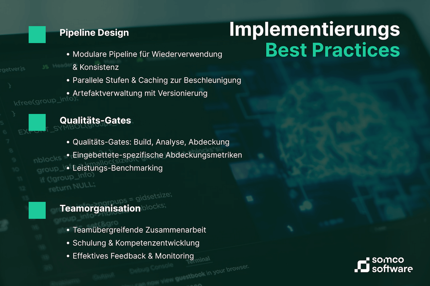 Best Practices für die Implementierung