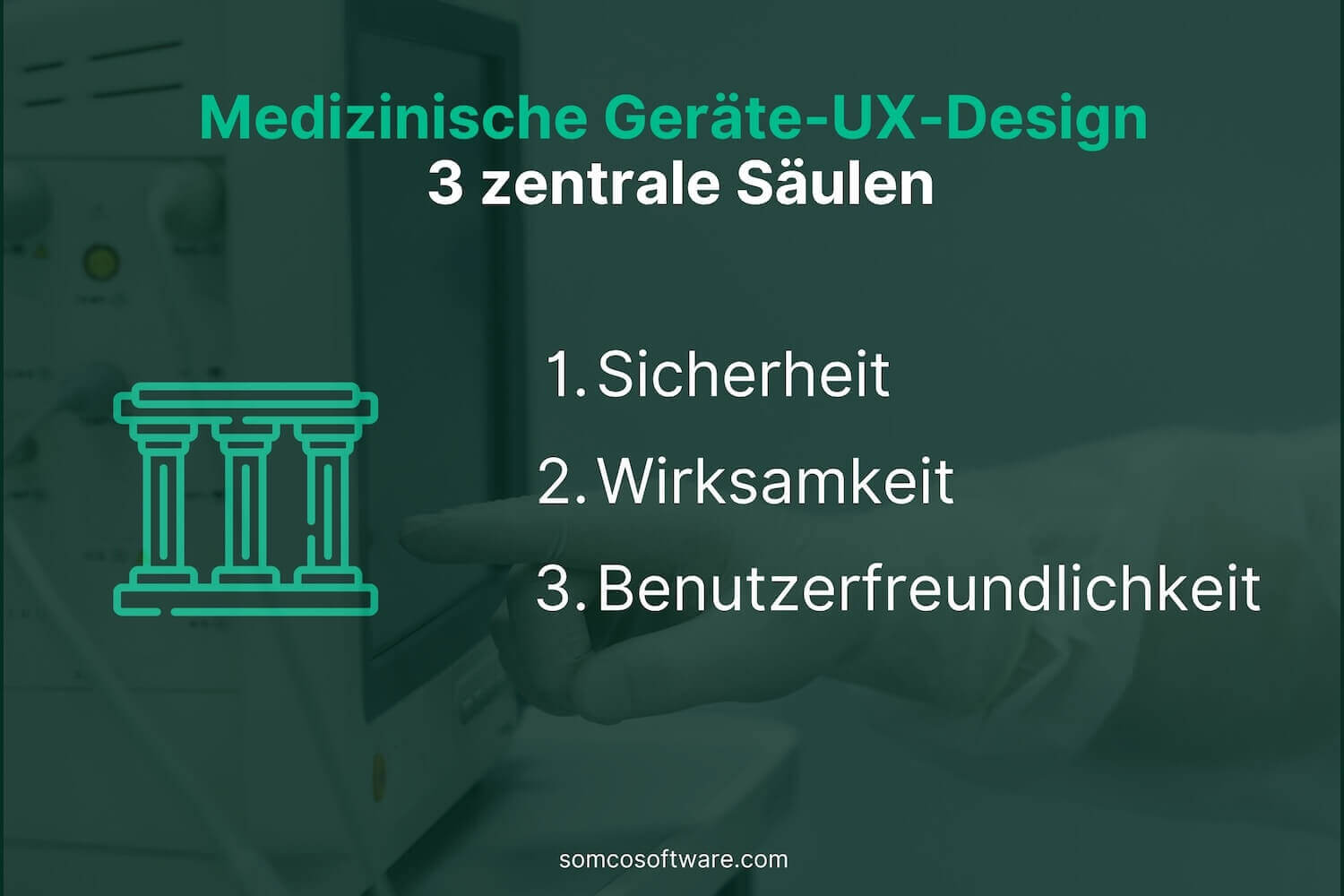 Schlüsselprinzipien des UX-Designs für Medizinprodukte