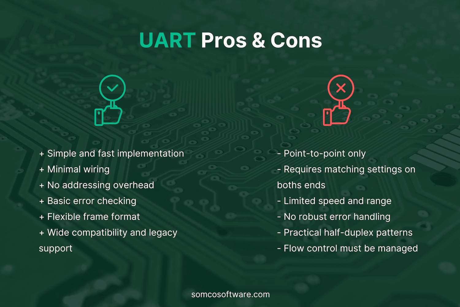 UART Pros&Cons