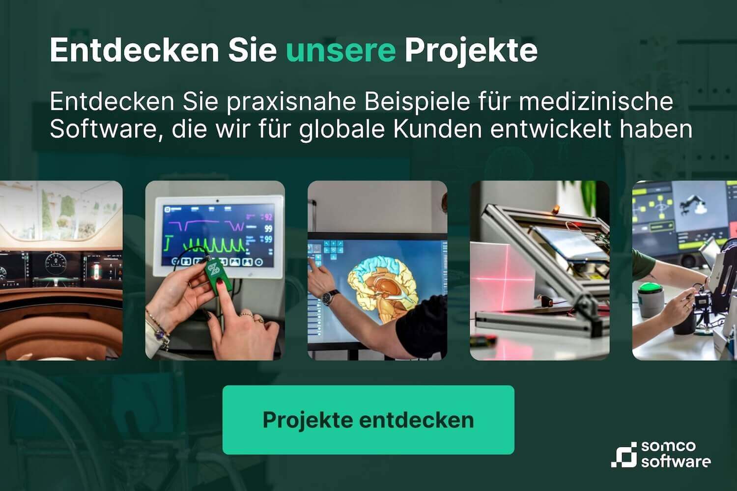 Sehen Sie sich unsere medizinischen Projekte an